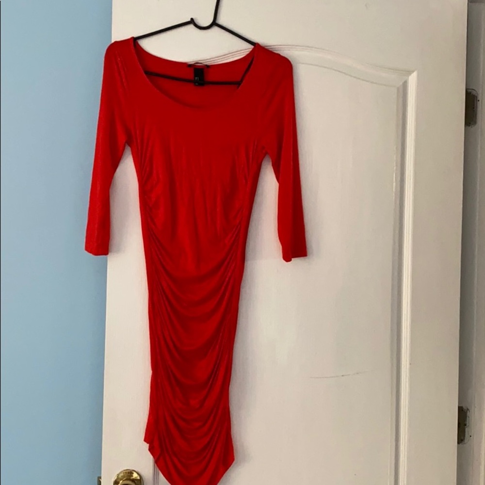 Orange dress from H&M basics